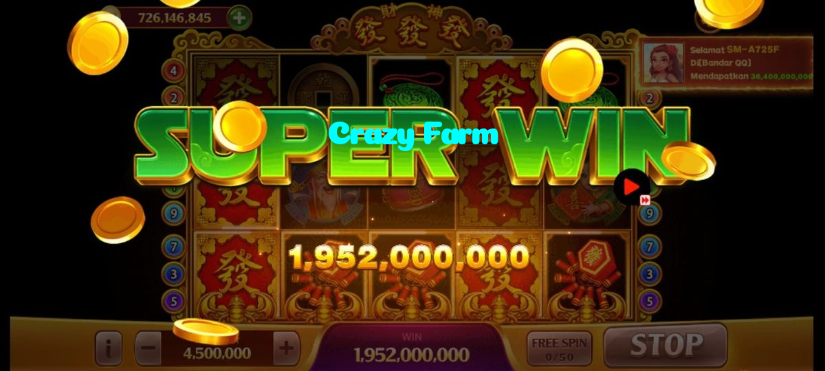 Crazy Farm خوش آمدید بونس +600% پیشکش موبائل ایپ کے پروموشن سیکشن میں دکھائی دیتی ہے۔