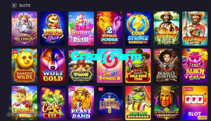 available types of Crazy Farm bet including pre-match live express and system bets